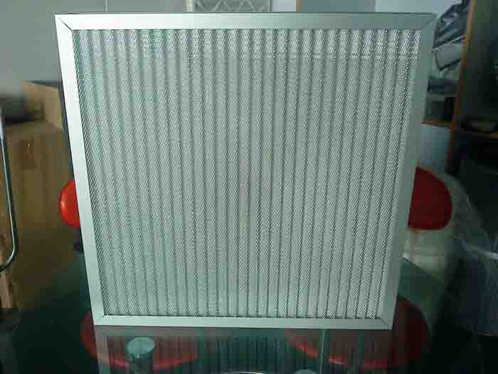 金屬網過濾器濾料：金屬網、鋁網或不銹鋼絲網